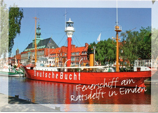 Feuerschiff am Ratsdelft in Emden