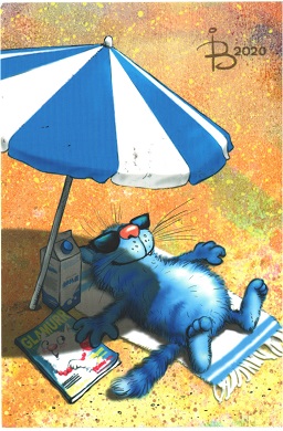Blue Cat Beach by Rina Zeniuk