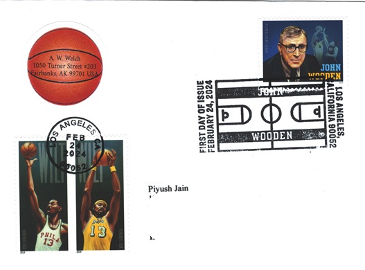 John Wooden Postage Stamp