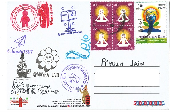 6th Ludhiana Postcrossing Meetup 2024