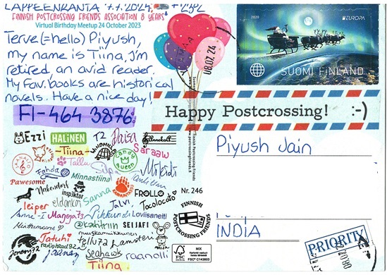 Finnish Postcrossing Friends Association