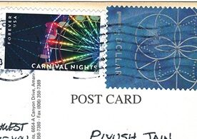 Route 66 Vintage Card Scene