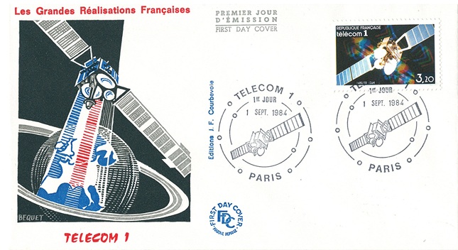 Telecom 1 Communications Satellite