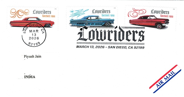 USPS Lowriders Postage Stamp